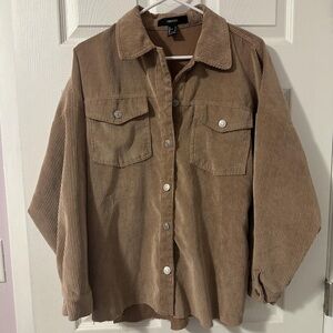 Forever 21 Tan Corduroy Jacket